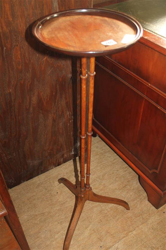 Mahogany torchere